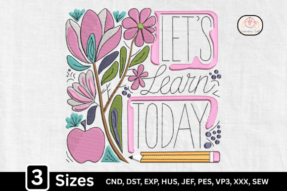 Floral Teacher Quotes Let’s Learn Today