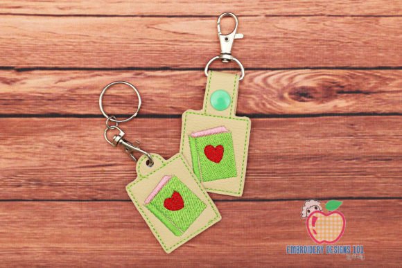 I Love Books ITH Key Fob