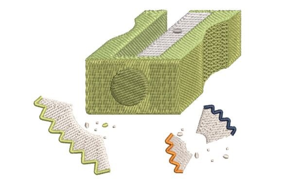 Pencil Sharpener with Shavings