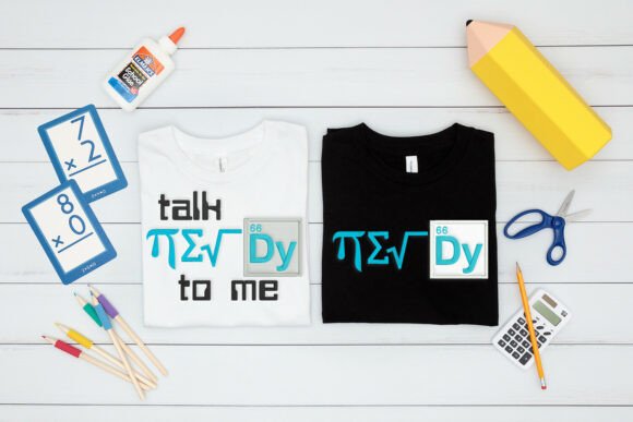 STEM Talk Nerdy to Me Applique