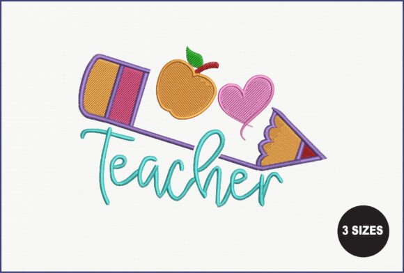 Teacher Embroidery: A Warm, Playful Design for Meaningful Gifts